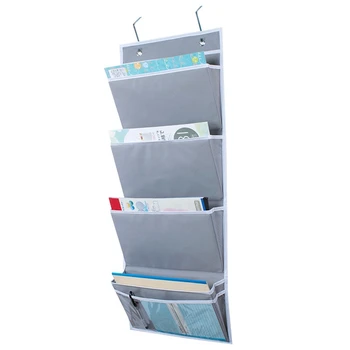 

Best Hanging Wall Organizer, Hanging File Folders Wall Mount/Over The Door Office Supplies Storage Mail Organizer For Notebooks,