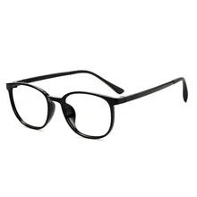 Корейские Ретро литературные круглые Без градусов очки для чтения классические TR90 Простые Модные очки для чтения унисекс Дикие повседневные очки