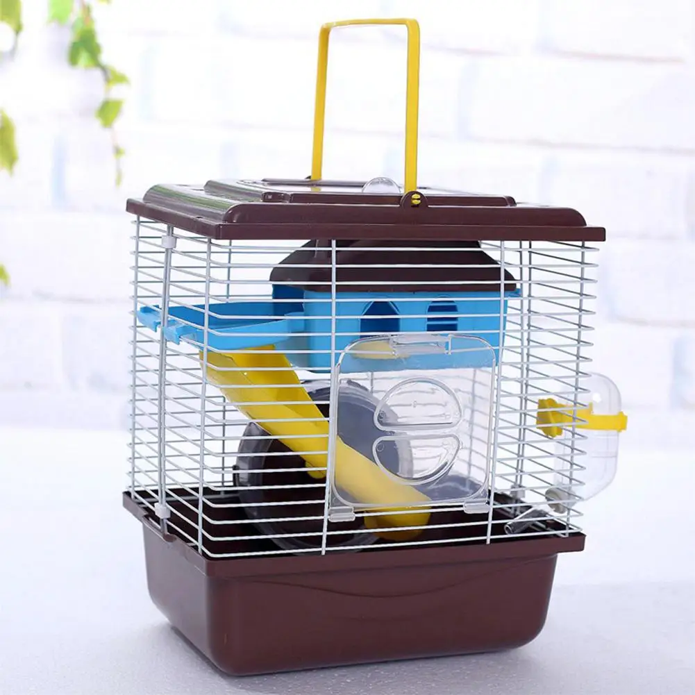AsyPets клетка для домашних животных хомяк домик с баночки пудры прозрачной крышкой