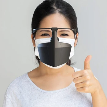 

Fashion Face Protection Mask Anti Splash Spray Creative Protective Pe Anti Dust Protective Reuseable Masks