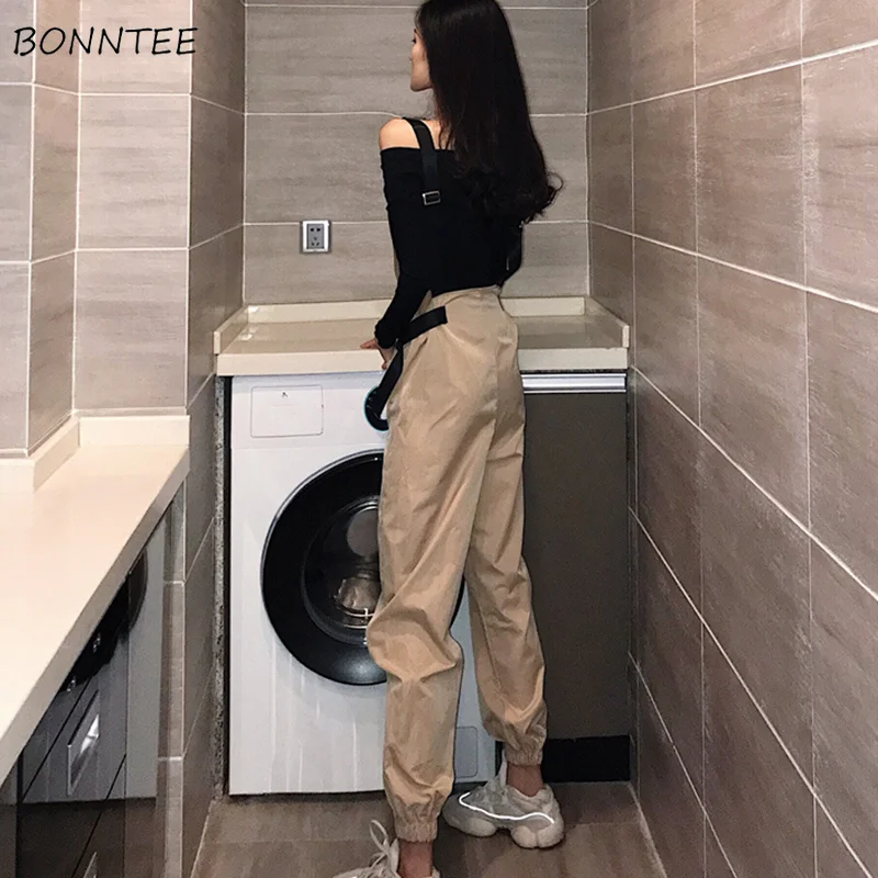 Jumpsuits Women Strap Slim Thin Zipper Korean Style Retro Trendy All-match Casual Womens Jumpsuit Solid Pockets Student Trousers Jumpsuits Women Strap Slim Thin Zipper Korean Style Retro Trendy All-match Casual Womens Jumpsuit Solid Pockets Student Trousers