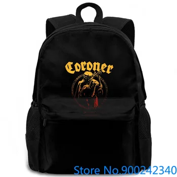 

New Coroner Punishment for Decadence Metal Rock Black women men backpack laptop travel school adult student