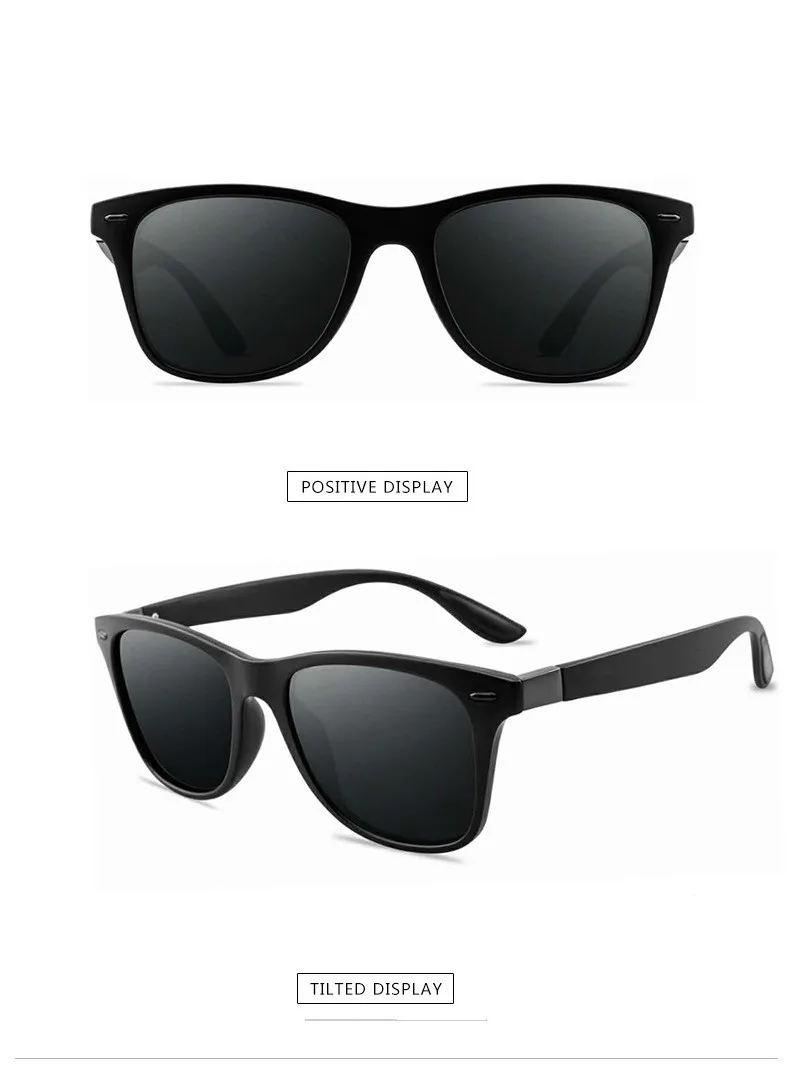 Vintage Sunglasses Men‘s Driver Shades Male Polarized Sun Glasses Women Spuare Mirror Summer UV400 Sunglasses_voghion.com