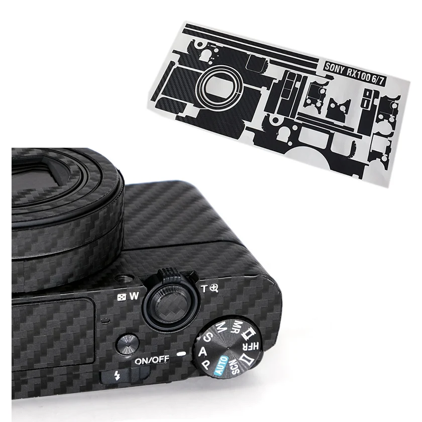 Наклейка из углеродного волокна для корпуса камеры Sony RX100 VII RX100VII RX100M7 RX100VI
