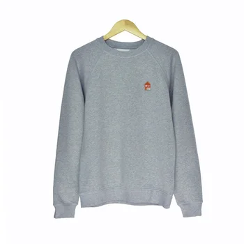 

18 Gray Round Neck Red House Embroidery Pattern Leisure Sweater Female T2022 85241