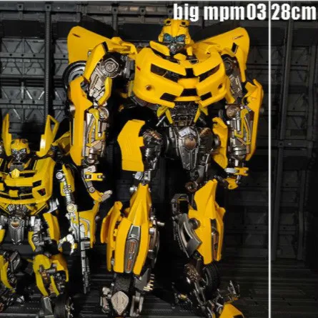 WJ mpm03 28cm no box Трансформация пчелы WeiJiang Mpm03 M03 фильм фигурка героя аниме модель пчела деформируемый робот автомобиль отличная деталь игрушка - Цвет: WJ mpm03 28cm no box