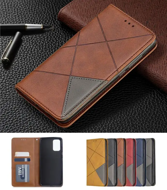 

Magnetic Book Flip Leather Case for Samsung S11 Note 10 Plus A51 A71 A750 A30S A50 A70 Cover Wallet Card Holder Flip Phone Cover