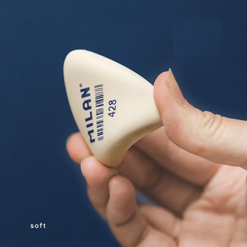 1pcs MILAN Rubber Erasers for Pencil Sketch Drawing Erasing Cleaning Stationery Office School Fine Art Supplies F646 4