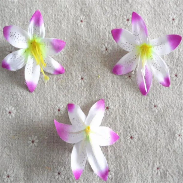 48P поддельные головки цветка Morning Glory диа. 7,5 см/2,9" Искусственные цветы для DIY свадебный веночек браслет шпилька аксессуары