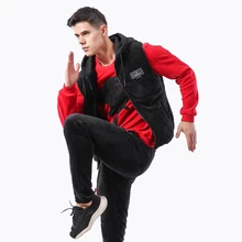 Мужской полный спортивный комплект Зимний бархатный теплый спортивный Толстый Жилет для бега 3 комплекта мужской костюм для бега спортивная одежда с капюшоном