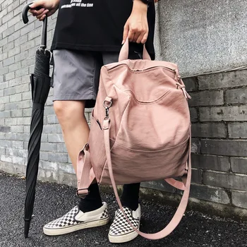 

Korean Harajuku Ulzzang College Backpack High School Vintage Simple Versatile Ins Wind Backpack