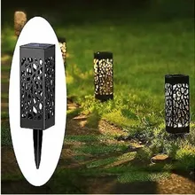 Солнечный светодиодный светильник COB для сада, газона, освещение, пейзаж, сад, факел-украшение, для улицы, внутренний двор, водонепроницаемый