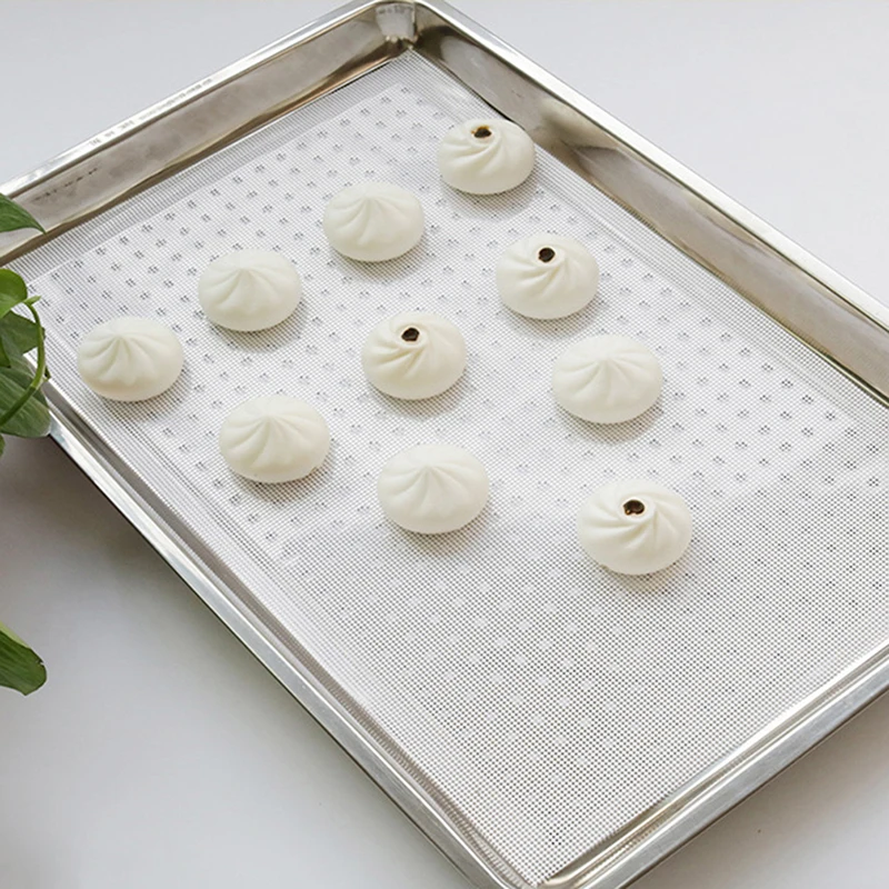 Steamer Cloth Non-Stick Steamer Net Pad Dumpling Bread Pastry Kitchen Cooking Tool Accessories Transparent High-Grade Silicone