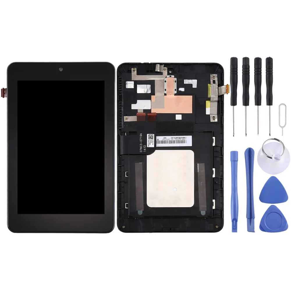 100% оригинал для Asus Memo Pad HD7 / ME173X ME173 K00B ЖК-экран и дигитайзер полная сборка с рамкой