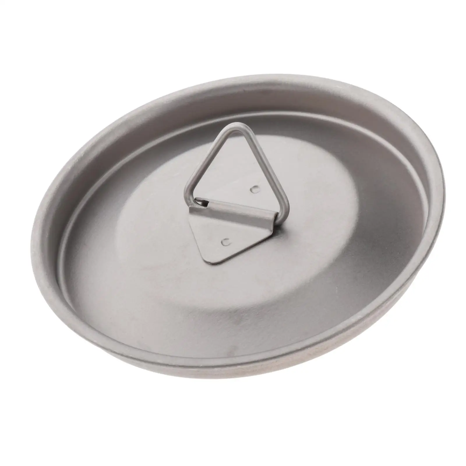 Portable Titanium Alloy Mug Lid Leakproof Water Cup Cover with Handle 85mm, for Outdoor Camping Hiking Fishing 6