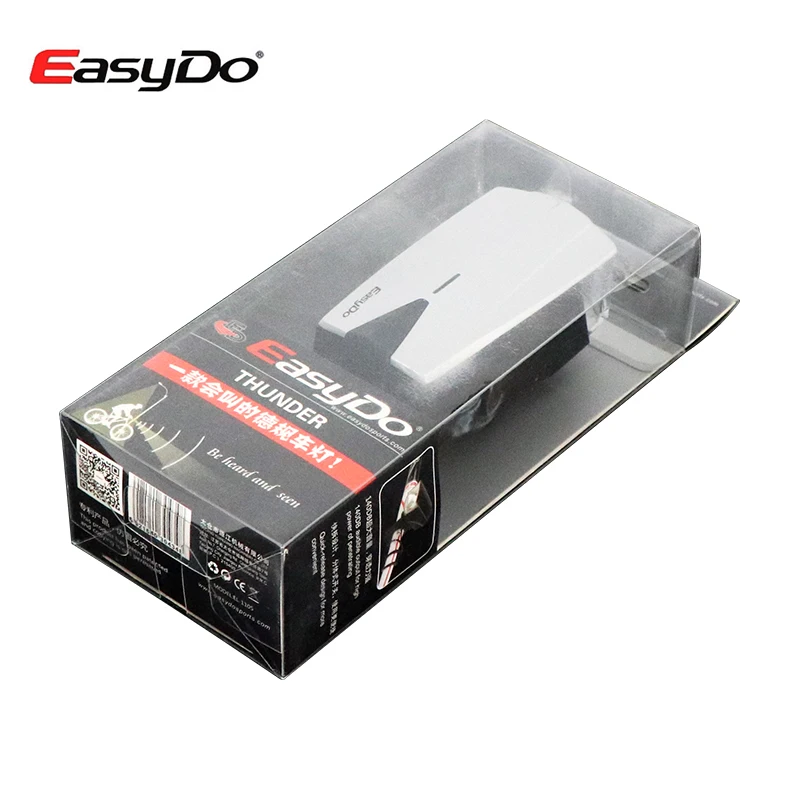 Easydo 2in1 Bicycle Light Electric Horn StVZO Certification MTB Road Bike LED Headlight 140 dB Electric Bell Cycling Accessories