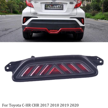 

1 Piece Multi-function LED Reflector Lamp 12V Rear Fog Lamp Rear Bumper Brake Light For Toyota C-HR CHR 2016 2017 2018 2019 2020