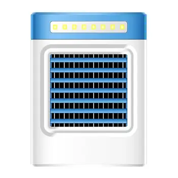 

Third Third Gear LED USB Air Conditioner Personal Space Cooler Humidifier Moist Low Noise Purifies Air Evaporative Small Desk AC