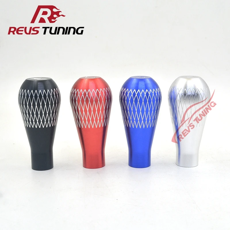 

Blue/Black/Red/Silver Universal Aluminum JDM 9cm K Tuned Style Racing Auto Car Gear Shift Knob Manual Shifter Knob Lever