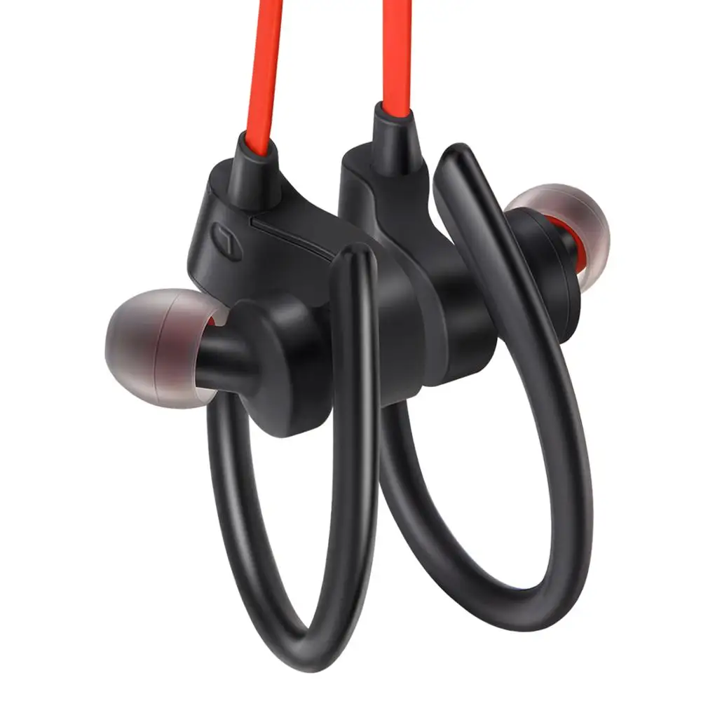 56S Shockproof Binaural In Ear Wireless Bluetooth Earphone Ear Hook Sports Sweatproof Stereo Headphone Earbuds Headset with Mic