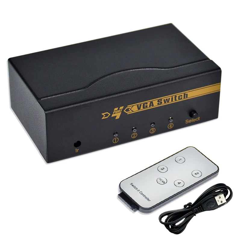 4-ports-vga-switch-with-remote-control-switching-suitable-for-video-computer-host-lcd-monitor-converter-sharing-4-in-1-out