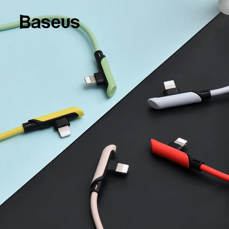 Baseus USB кабель для iPhone 11 XR 8 зарядный кабель PD 18 Вт Быстрая зарядка USB C для Lightning Кабель локоть зарядное устройство кабель для передачи данных