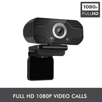 

HD 1080P Webcam Mini Computer PC WebCamera with Noise Reduction Microphone for Live Broadcast Video Calling Conference Work