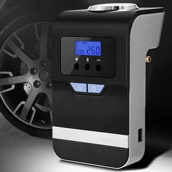 

Portable HDV Dual Display Air Compressor 12V 120W Digital Car Tire Air Pump With High Brightness LED Lighting XM-119