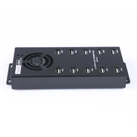 Sipolar 10 Порты и разъёмы USB Зарядное устройство Док-станция usb 2,0 центр данных Стандартный 12V 10A Мощность адаптер для шахтеров cryptocurrency a-400 - изображение