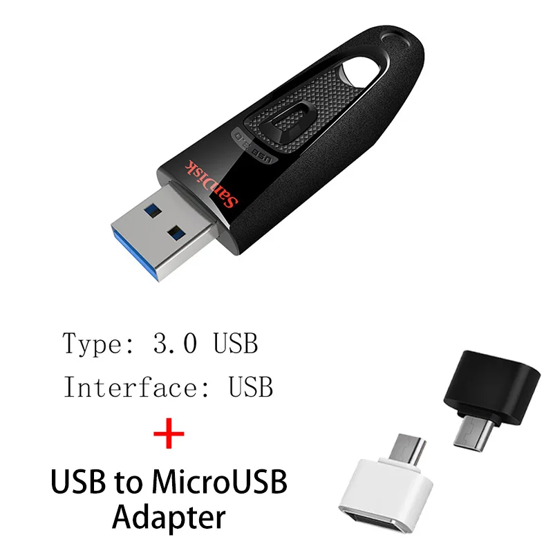 Sandisk USB 3,0 флеш-накопитель 128 Гб 64 ГБ 32 ГБ 256 ГБ USB флеш-накопитель 32 64 128 16 ГБ флеш-накопитель USB флеш-накопитель диск на ключ памяти - Цвет: CZ48 A