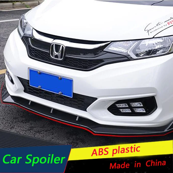 Защитный диффузор для переднего бампера Honda Jazz Fit новинка 2018 2019 подходит корпуса