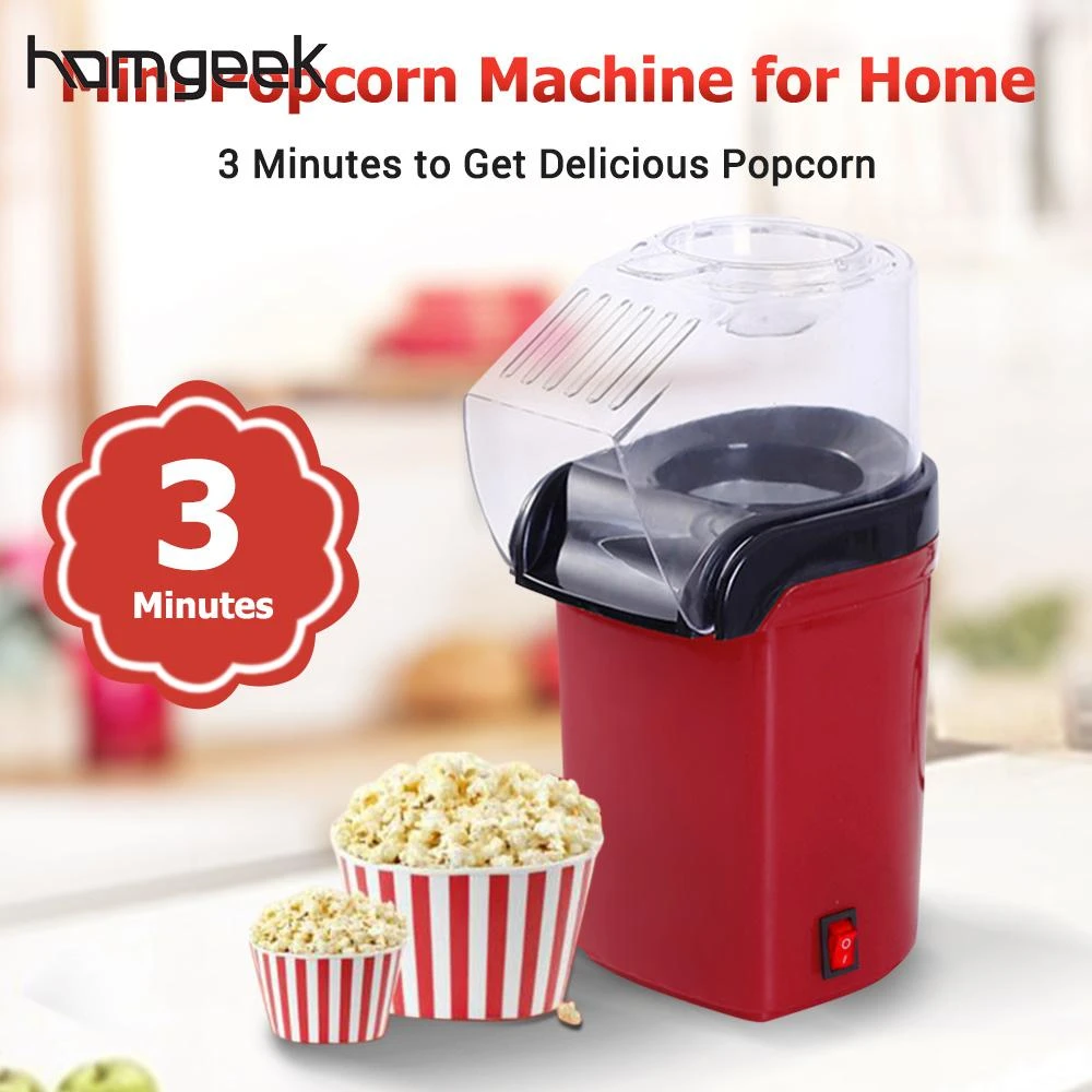 Pickering kalv krog Mini Popcorn Popper Hot Air Popcorn Machine Corn Kernel Air Popper Compact  Electric Popcorn Maker For Home Kitchen - Popcorn Makers - AliExpress