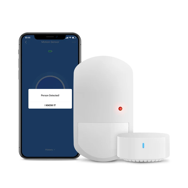 Broadlink Wireless Pir Motion Sensor Sistema Di Allarme Smart Home Security Funziona Con Alexa Tramite S3 Hub