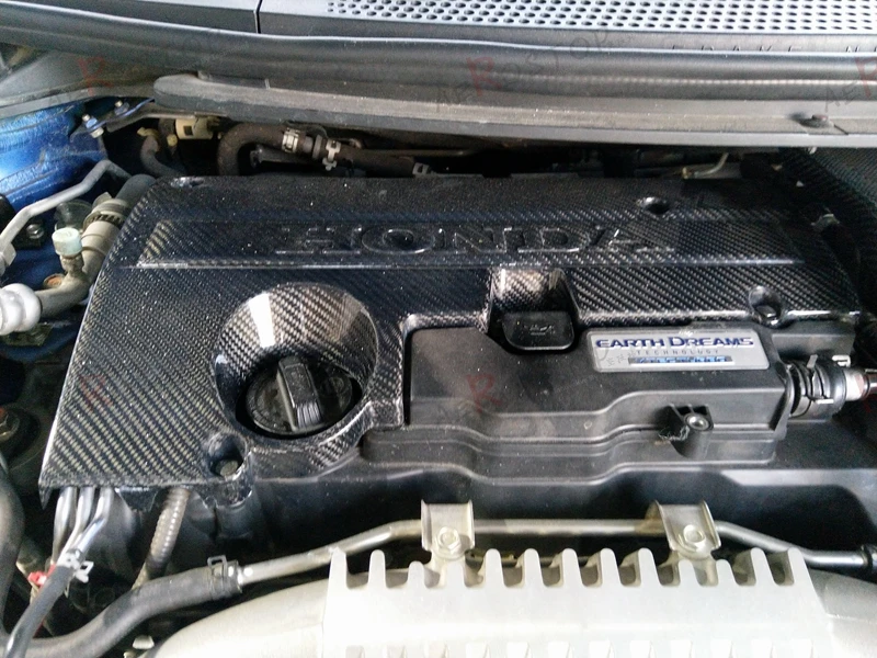 AEROSTOP 2 шт углеродное волокно TYPE-R OE стиль крышка двигателя для- CIVIC FK2