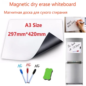 

Vinyl Magnetic White Board Dry Erase Whiteboard for Fridge Magnets School White Boards Office Writing Board Kids Drawing Board