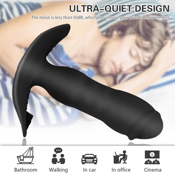 Telescopic Dildo Vibrator Female Masturbator G-spot Vagina Stimulator Prostate Massager Anal Plug Butt Plug Sex Toys for Couple 3