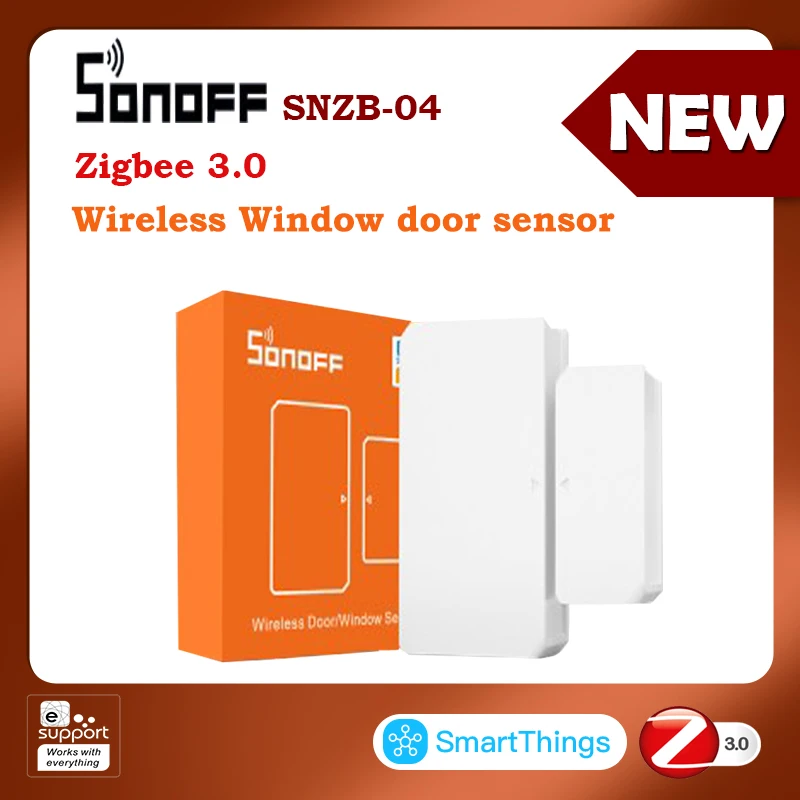 Датчик sonoff zigbee датчик двери SNZB04 ewelink приложение управление окна работа с zbbridge