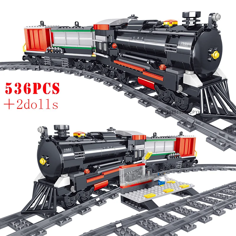 Technic RC City электрический мотор поезд строительные блоки функция питания