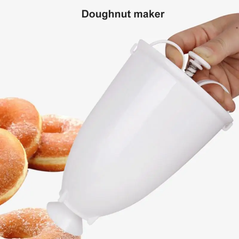 Donut Mould Easy Fast Portable Donut Maker Manual Waffle Dispenser Doughnut Machine Arabic Waffle DIY Kitchen Baking Tool - Image 6