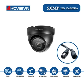 

Super Video surveillance HD Analog 5MP AHD Camera Surveillance Outdoor Waterproof Camera 5.0MP With IR Cut Filter