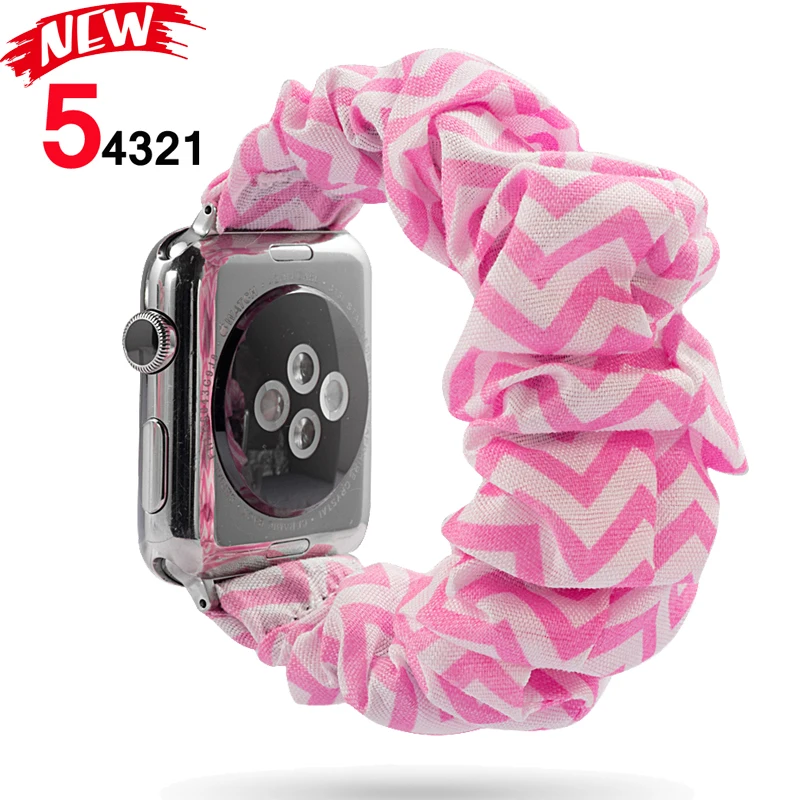 Ремешок для Apple watch band 5 4 44 мм 40 мм Женский эластичный браслет наручный ремень iwatch correa 4 3 2 ремешок 42 мм 38 мм аксессуары для часов