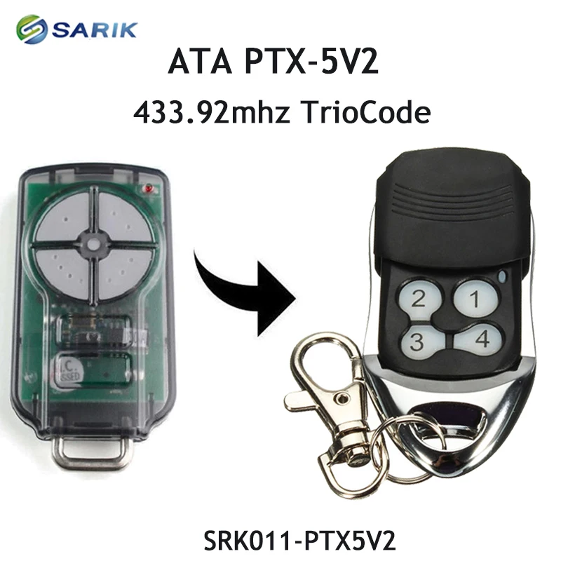 4-кнопочный-пульт-дистанционного-управления-для-гаражных-ворот-ворот-ata-ptx5-43392-МГц-с-непрерывно-изменяющимся-кодом