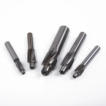 

5x 4 Flute Countersink HSS-AL End Milling Cutter Pilot Slot Drill Bits M3-M8 YF