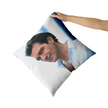

Antonio Banderas Cotton Canvas custom pillow custom covers Throw Pillow Pillow Covers Sofa Pillow