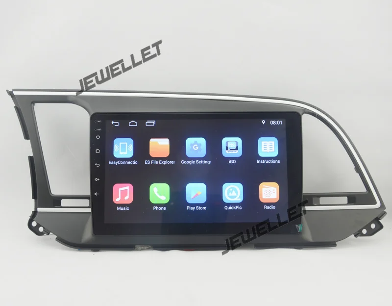 Discount 10.1" Quad-core  Android 8.1 Car GPS radio Navigation for Hyundai Elantra Avante 2017 with 4G/Wifi DVR mirror link 2
