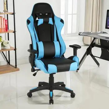 

Gaming Office Chair 360 Degree Reclining Computer Chair Lift and Swivel Function Adjustable Footrest Armchair computer chair HWC