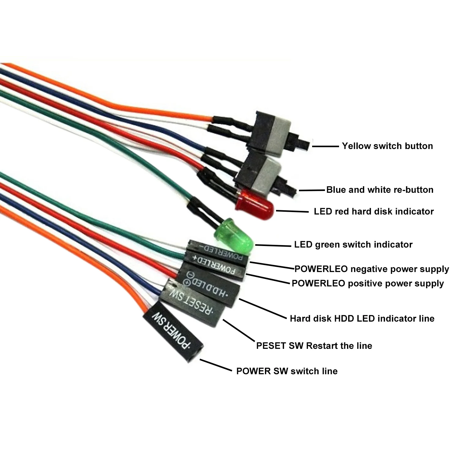 Pc Power Switch Cable Positive Negative informacionpublica.svet.gob.gt