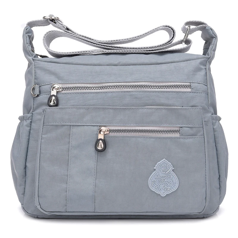 Rouge gray Новые женские сумки-мессенджеры для женщин, водонепроницаемые нейлоновые сумки, женские сумки через плечо, женские сумки через плечо - Цвет: Rouge gray