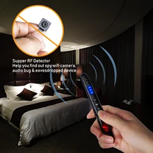 

Protection Alarm Mini Anti Spy Camera Detector Wireless Wifi RF Signal Device Scanner Infrared Light Detect Camera Led Lighting