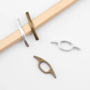 

10pcs Bronze Elongated Spikes Slider Spacer For 10*6mm Licorice Leather Cord